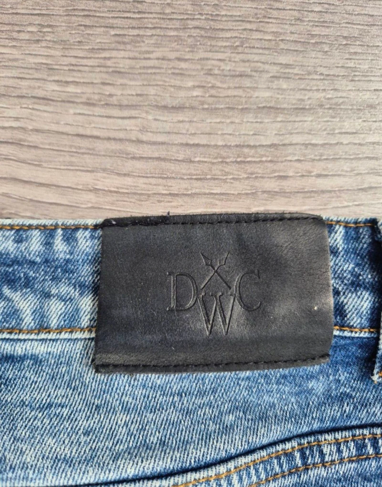 Don't Waste Culture Acid Wash Flare Jeans avec fentes - Taille 32 – photo 8